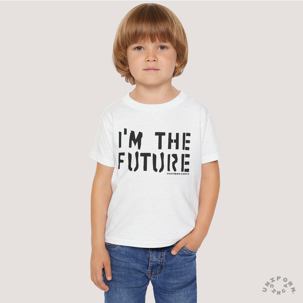 I'M THE FUTURE Design Toddler T-Shirt - Perfect for Playful Days | Black