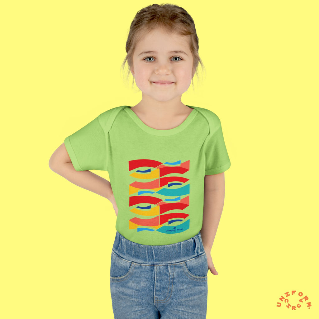 Wavey Kidsplay | Infant Baby Rib Bodysuit | Multiple Colors