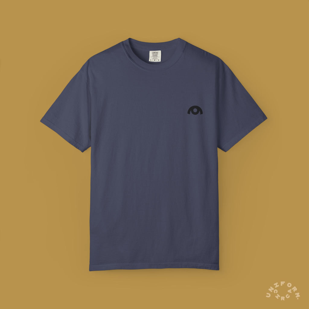 OYSTER LOGO CREWNECK T- SHIRT | Printed Black