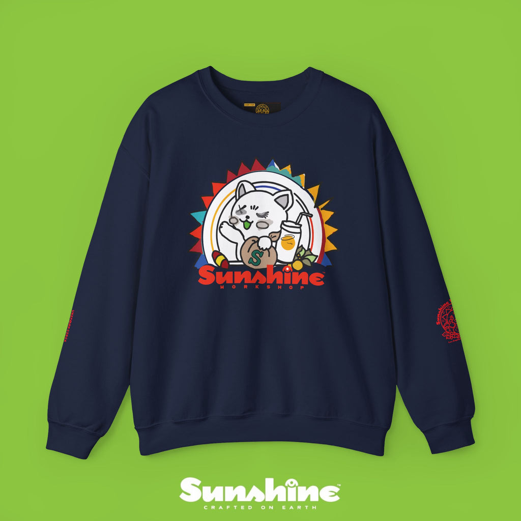 Sunshine | "Top Cat" | Crewneck Sweatshirt | Printed