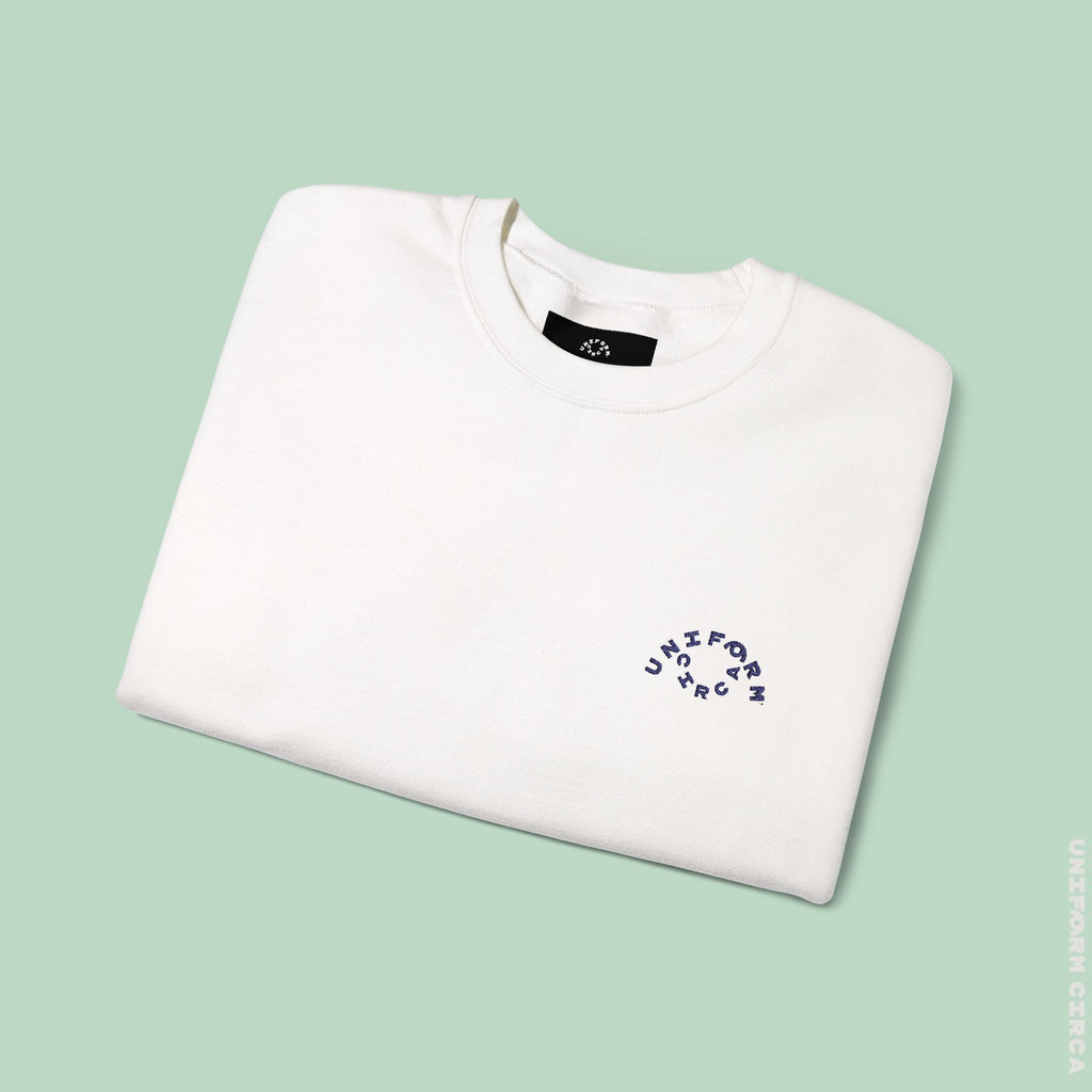 OCULUS LOGO CREWNECK SWEATSHIRT | Black Embroidery