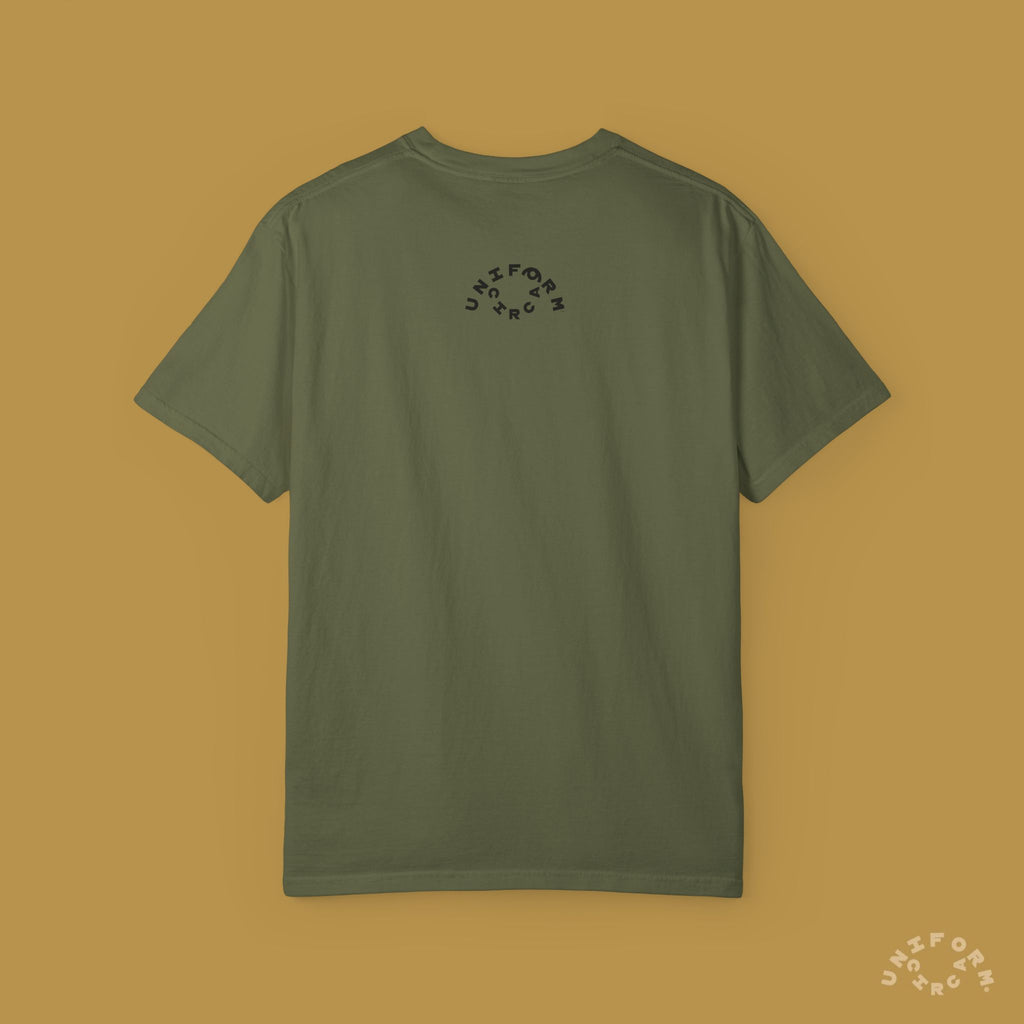 OYSTER LOGO CREWNECK T- SHIRT | Printed Black