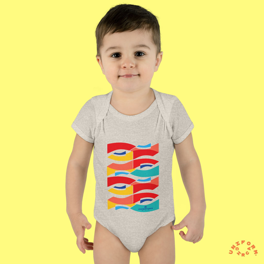 Wavey Kidsplay | Infant Baby Rib Bodysuit | Multiple Colors