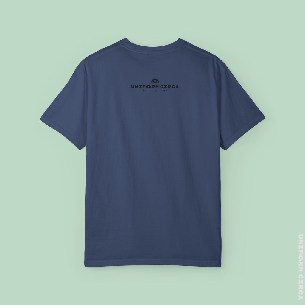 LONE PALM CREWNECK T-SHIRT | Printed Unisex Garment-Dyed Graphic Tee