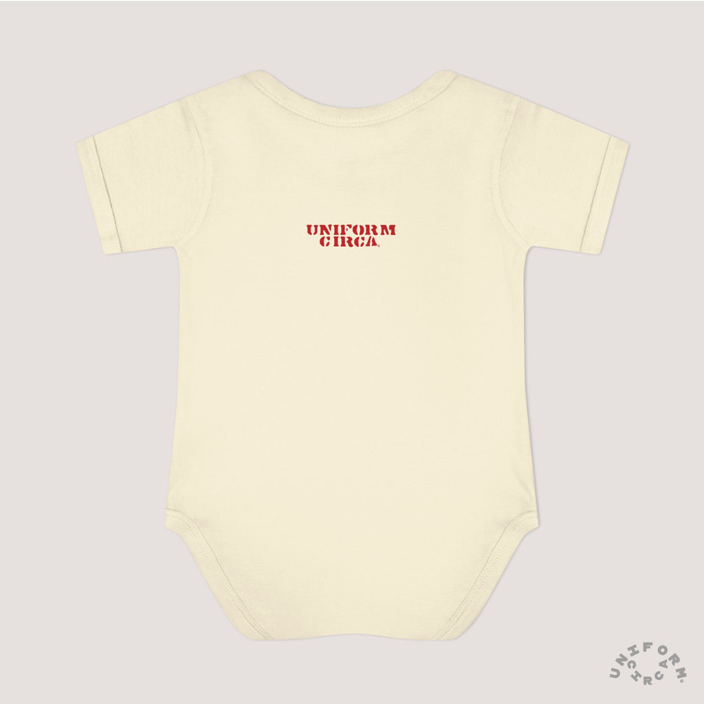 FUNNY BUNNY - Infant Baby Rib Bodysuit - Adorable Bunny-Like Graphic | Multiple Colors