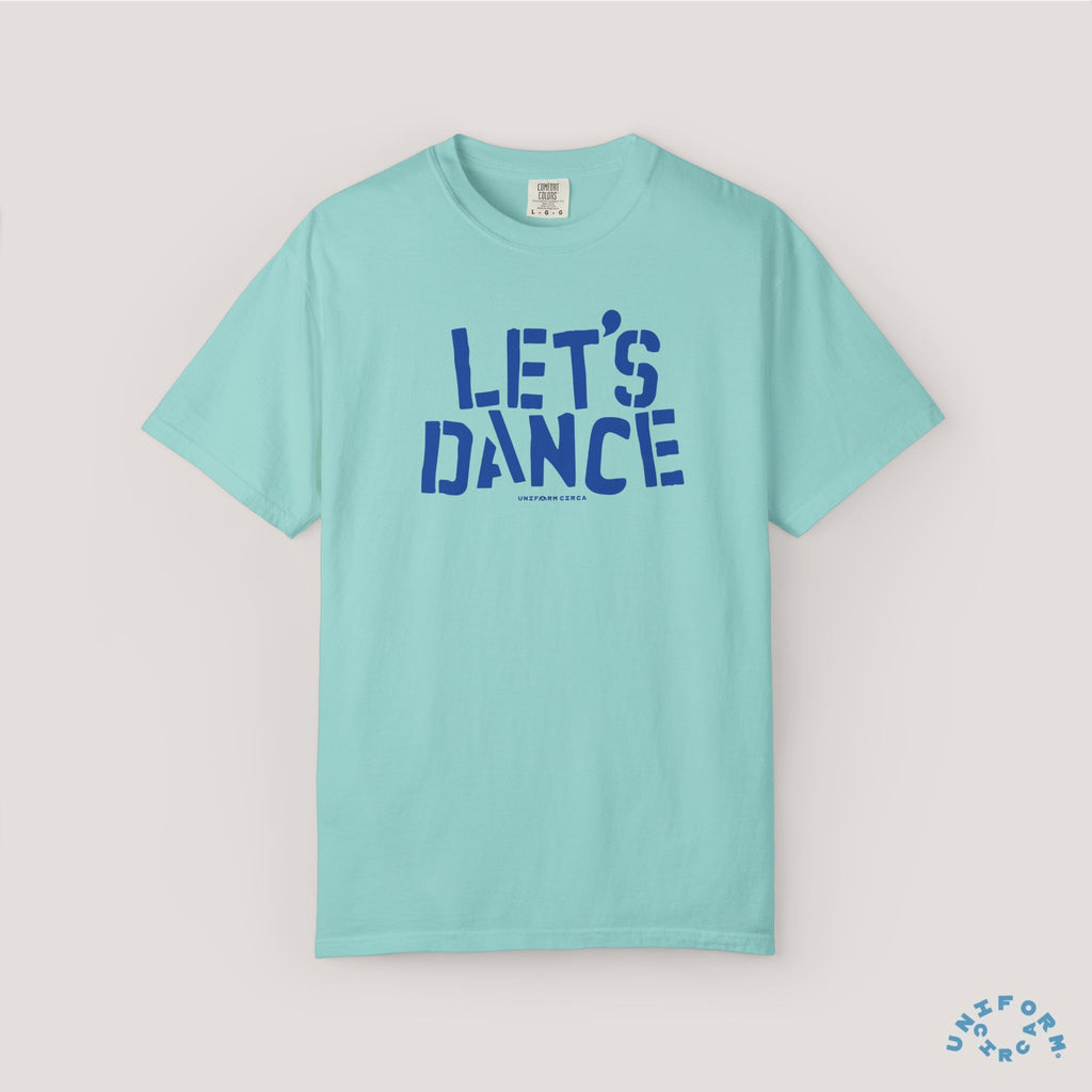 LET'S DANCE REVISITED CREWNECK T-SHIRT | Printed Blue