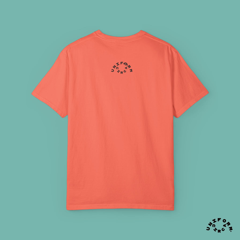 CALIFORNIA BLUEPRINT CREWNECK T-SHIRT | Printed