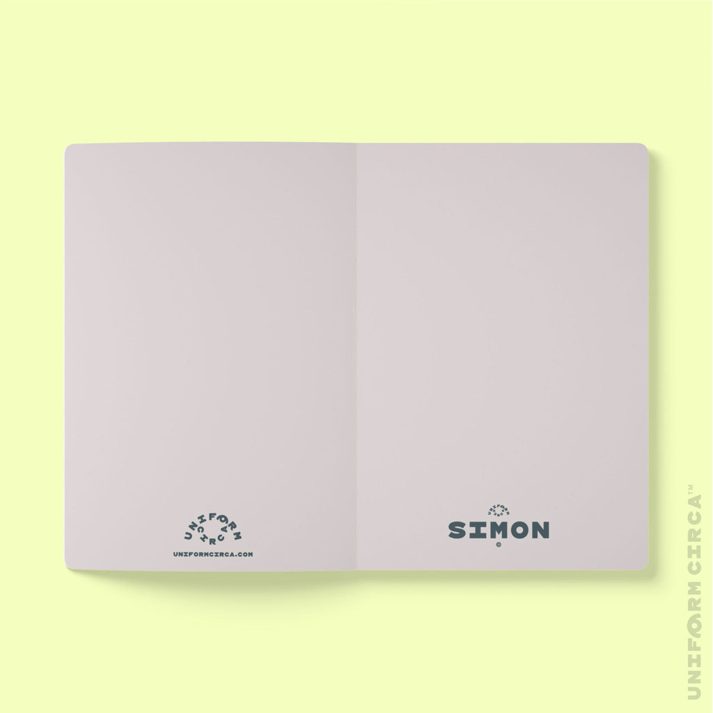 SIMON (SOFT COVER) NOTE & SKETCH JOURNAL | Acid Green/Black