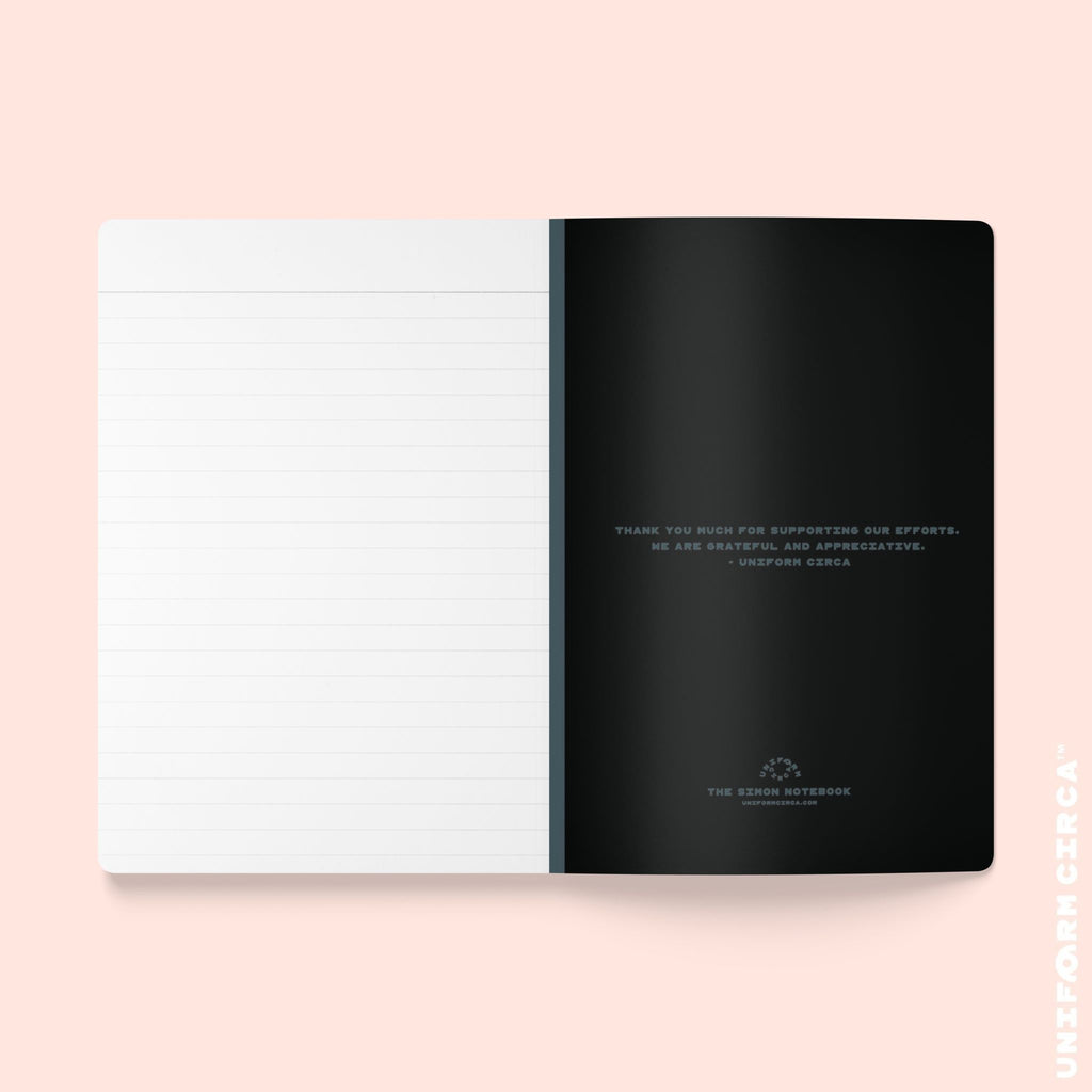 SIMON (LINED) NOTE & SKETCH JOURNAL | Hot Pink/Acid Green/Black