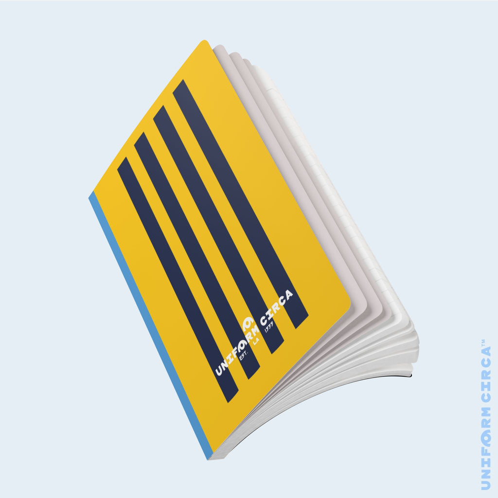 SIMON NOTE & SKETCH JOURNAL | NAVY/YELLOW (SOFT COVER)