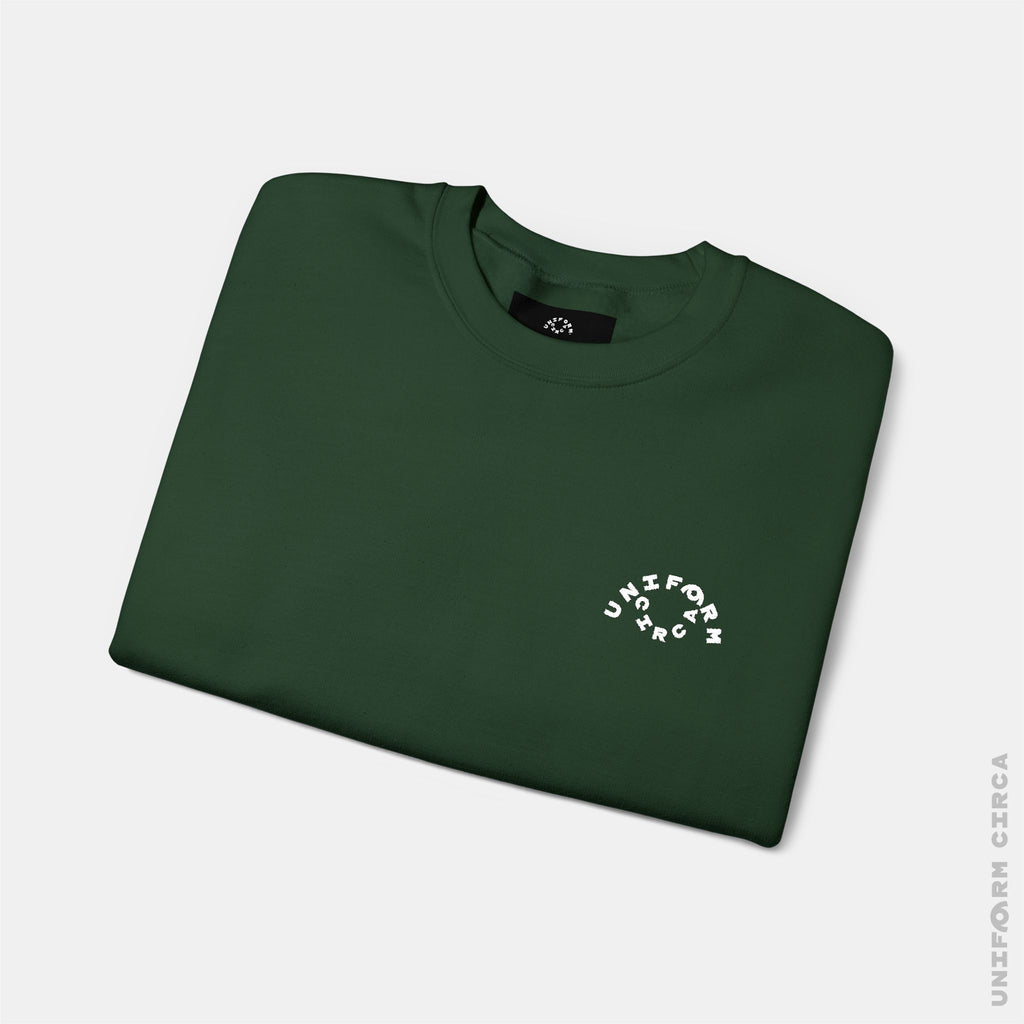 The JASON | OCULUS LOGO | Crewneck Sweatshirt | 100% Cotton | Pearl Embroidery | Designed & Printed in California