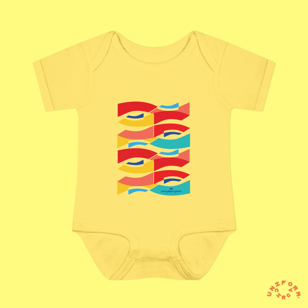 Wavey Kidsplay | Infant Baby Rib Bodysuit | Multiple Colors