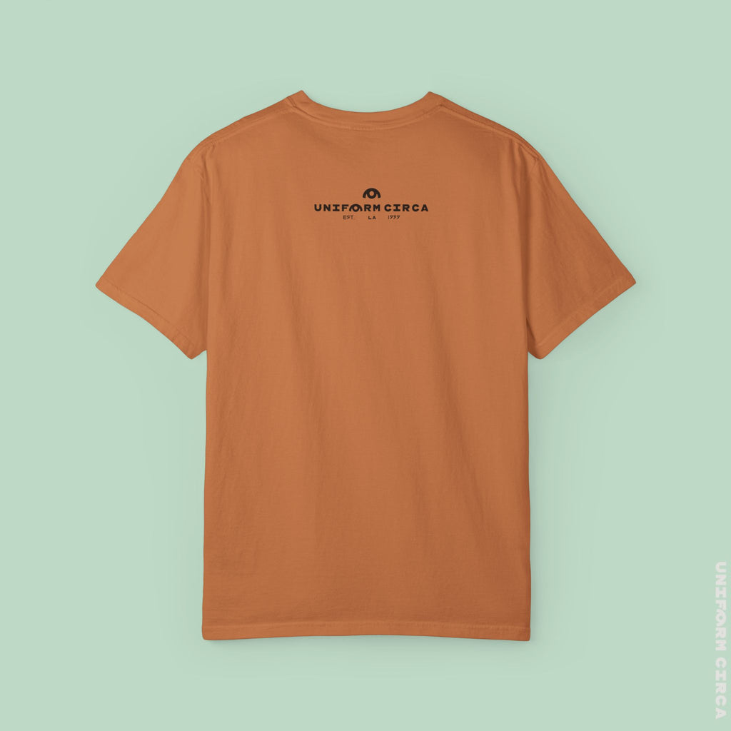 LONE PALM CREWNECK T-SHIRT | Printed Unisex Garment-Dyed Graphic Tee