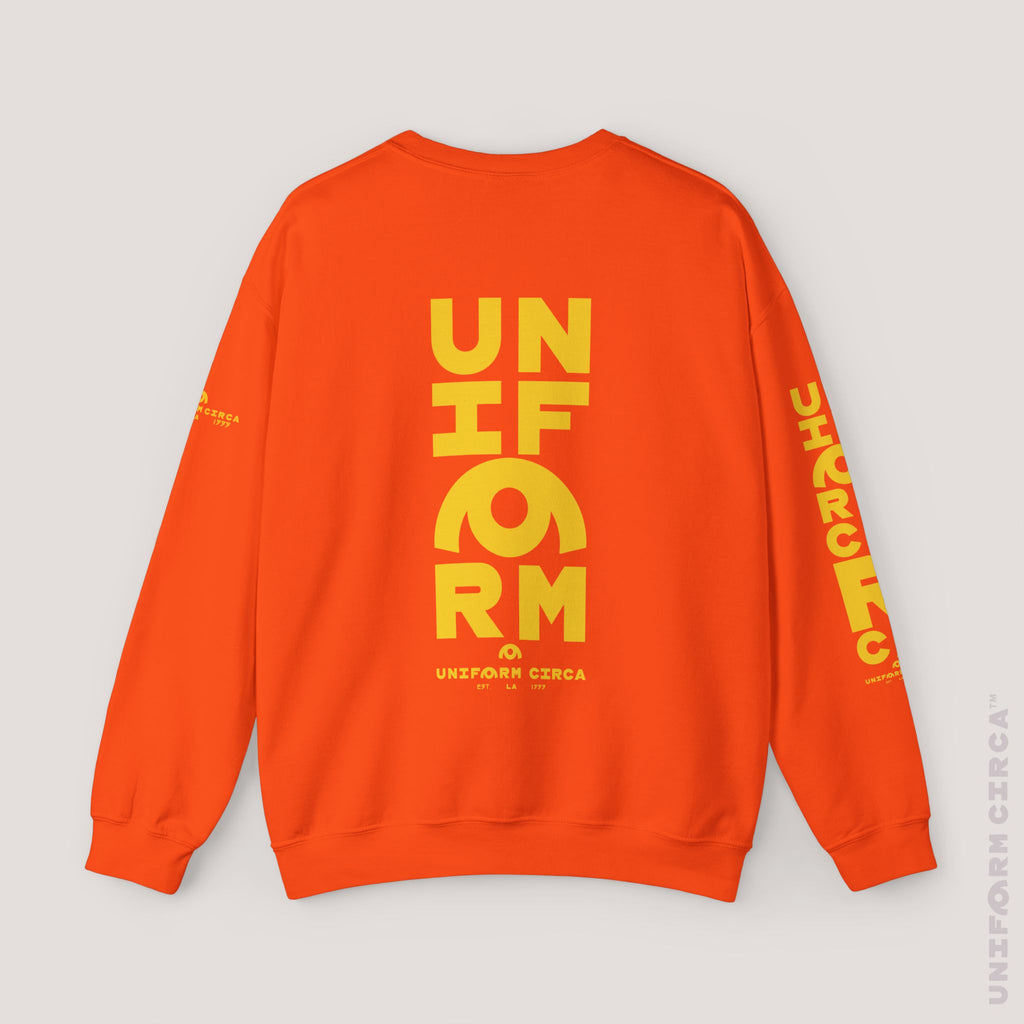 SUNDRIFTER | Crewneck Sweatshirt | Sunburst Yellow & Orange