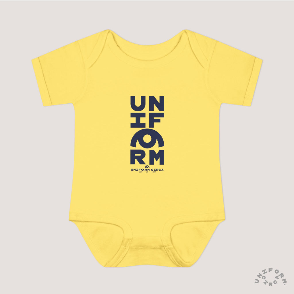 UNIFORM STACK | Infant Baby Rib Bodysuit | Multiple Colors
