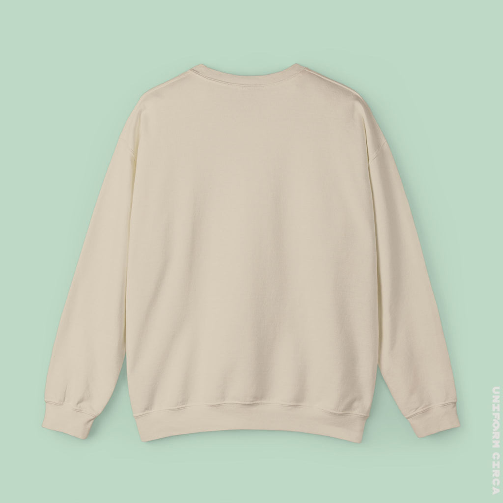 OCULUS LOGO CREWNECK SWEATSHIRT | Black Embroidery