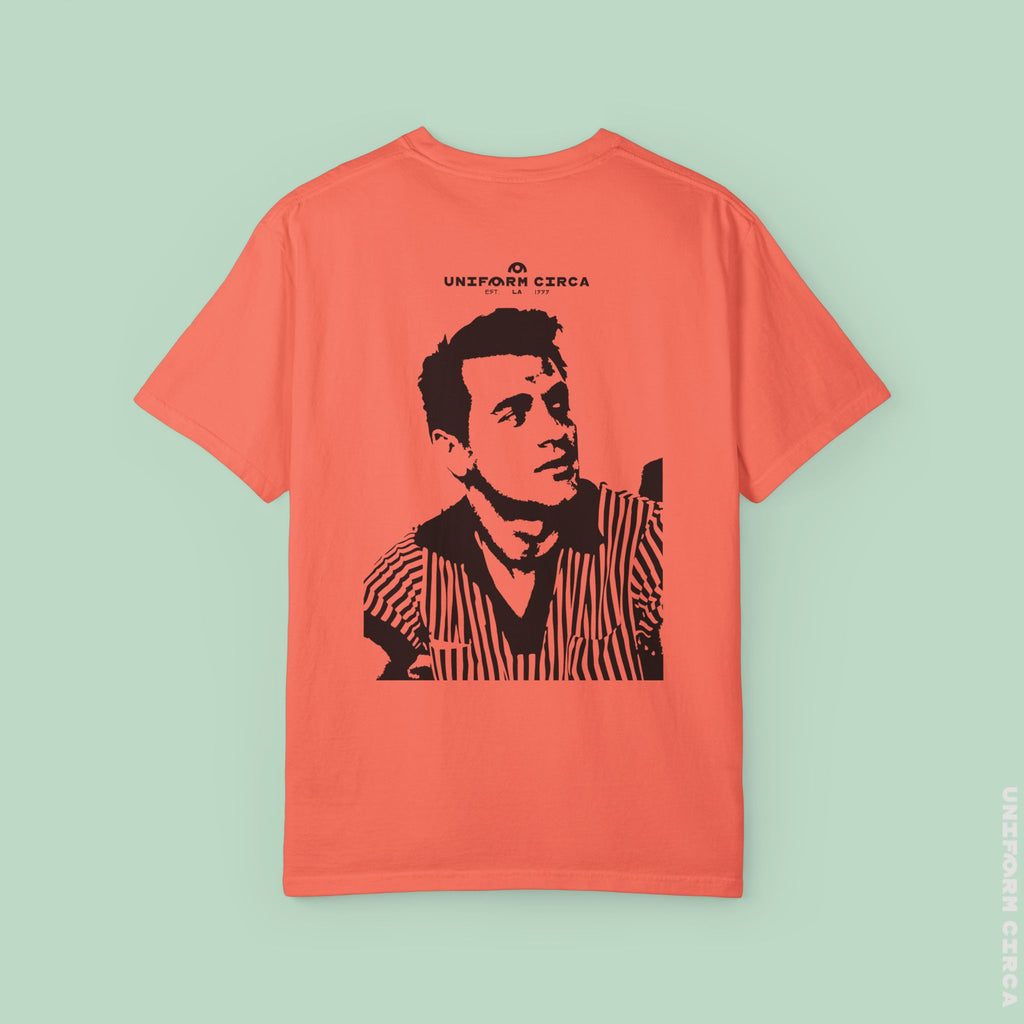 ROCK | CREWNECK T-SHIRT | PRINTED | Retro-Inspired Unisex Garment-Dyed T-Shirt with Iconic Design