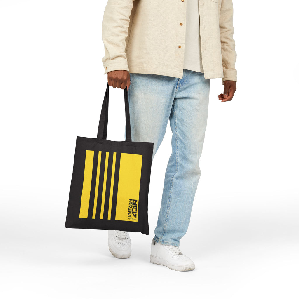KO4 MAGAZINE BAG | SUNBURST YELLOW | Stylish Cotton Canvas Tote Bag for Everyday Use, Reusable Shopping Bag, Eco-Friendly Gift, Graphic Tote, Fashion Accessories