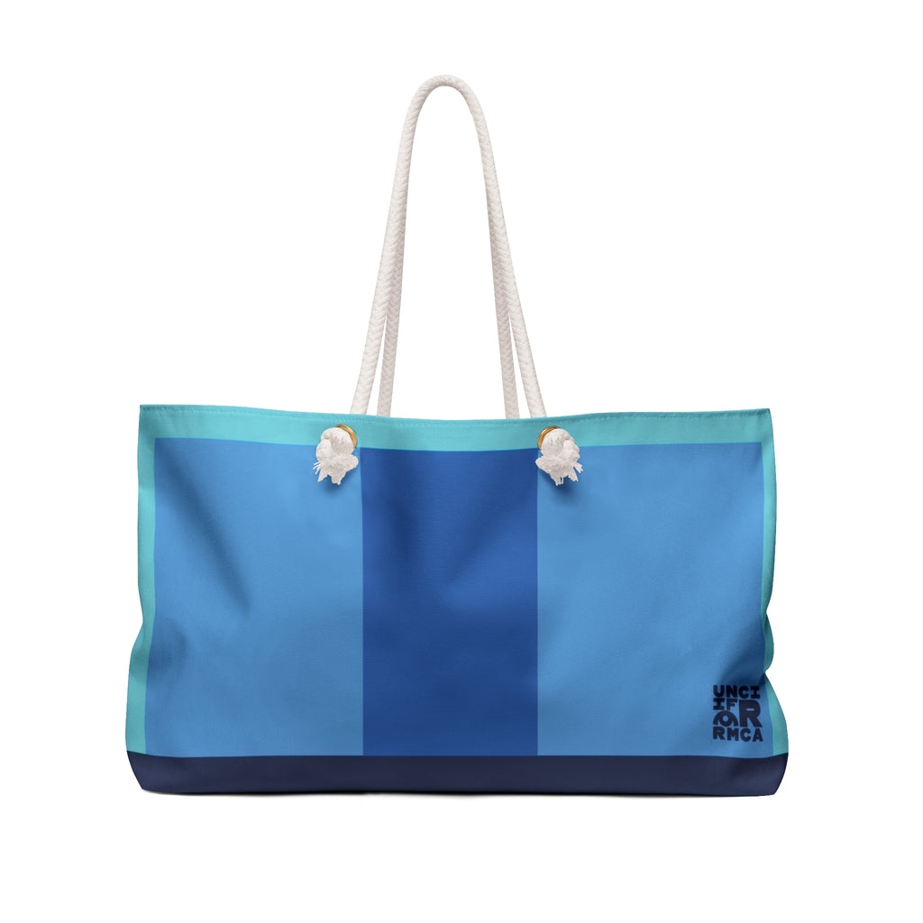 THE MAX BAG | All Blues Weekender Bag - Stylish Travel Tote, Gym Bag, Beach Bag, Personalized Gift, Spacious Weekend Accessories