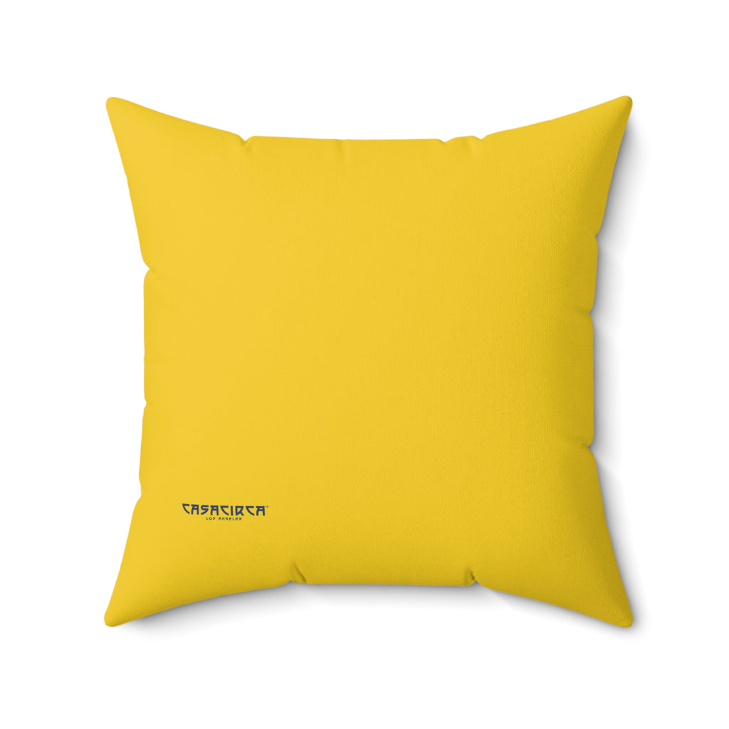 CASACIRCA | REVERSO PILLOW | TURQUOISE/BLUE/GOLDENROD | Stylish Faux Suede Pillow - Red and Navy Stripes, Home Decor, Cozy Living Room, Gift Idea, Nautical Theme, Interior Design Accents