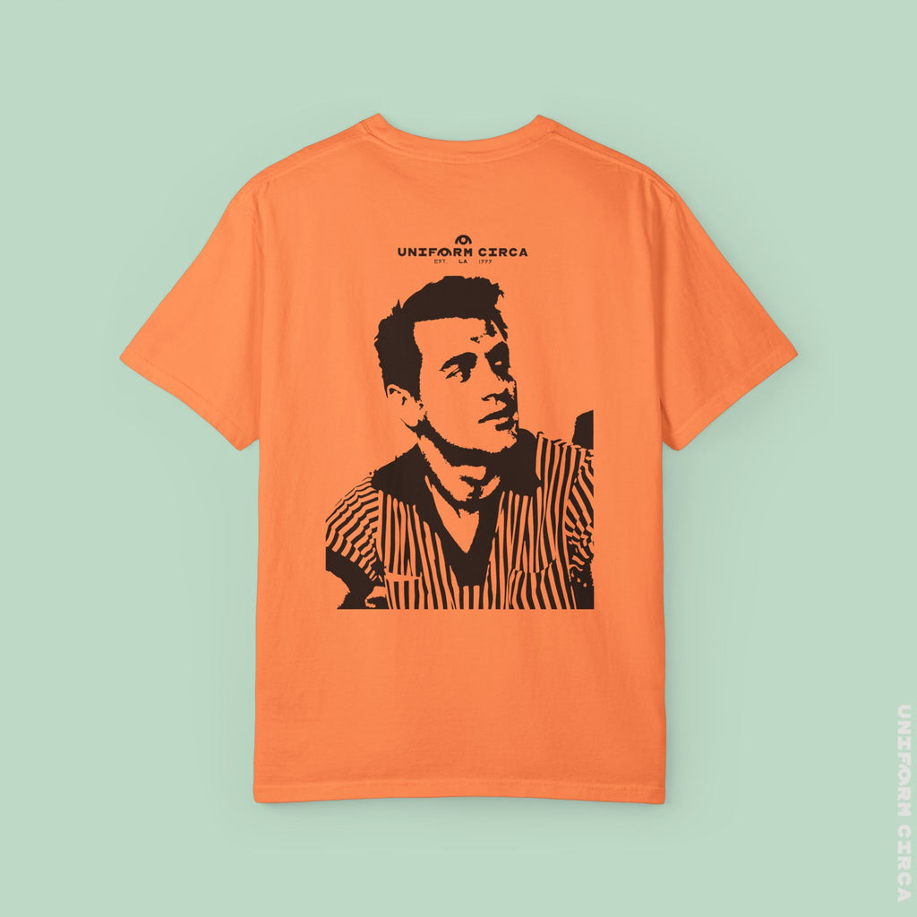 ROCK | CREWNECK T-SHIRT | PRINTED | Retro-Inspired Unisex Garment-Dyed T-Shirt with Iconic Design