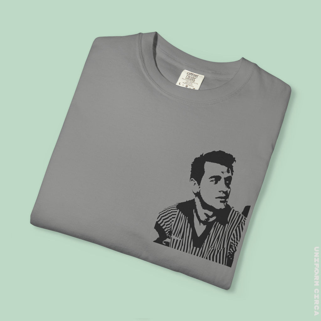 ROCK | CREWNECK T-SHIRT | PRINTED | Retro-Inspired Unisex Garment-Dyed T-Shirt with Iconic Design
