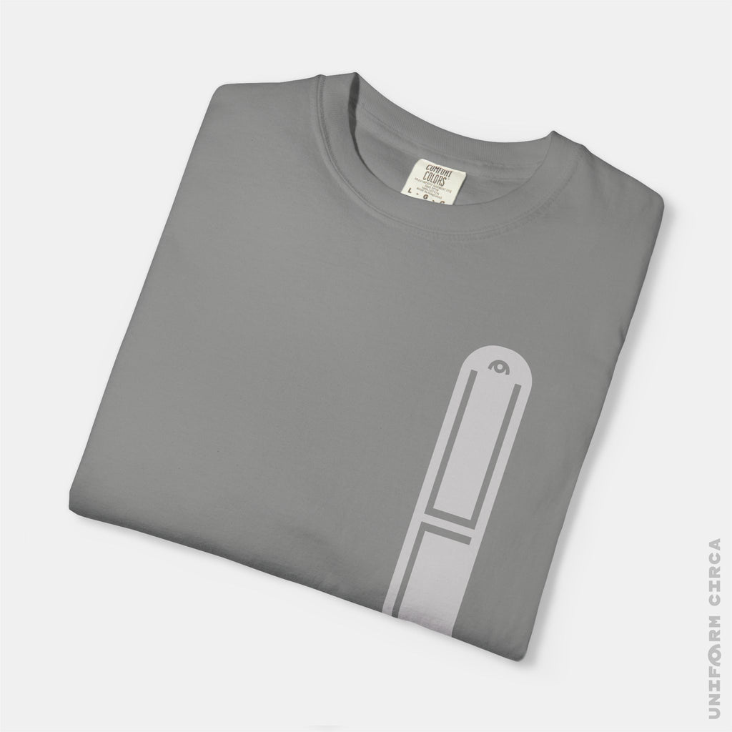 NORTH by NORTHWEST | Crewneck T-Shirt | Printed Ghost Grey