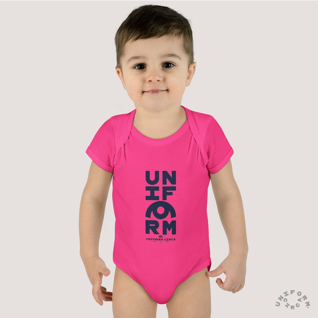 UNIFORM STACK | Infant Baby Rib Bodysuit | Multiple Colors