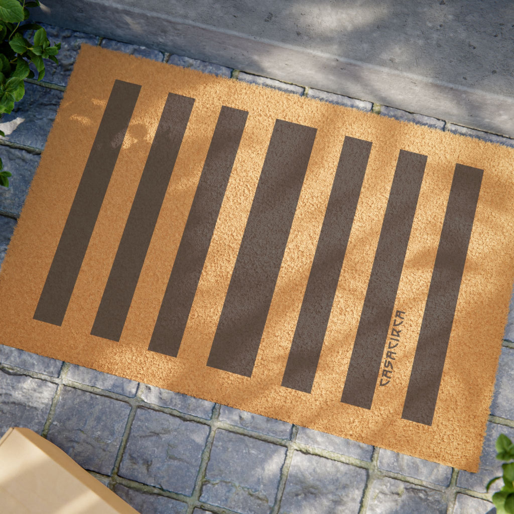 CASACIRCA RACER ENTRYWAY | CHOCOLATE | Stylish Doormat, Entryway Rug, Modern Home Decor, Indoor Outdoor Mat, Gift for New Homeowners, Housewarming Decor