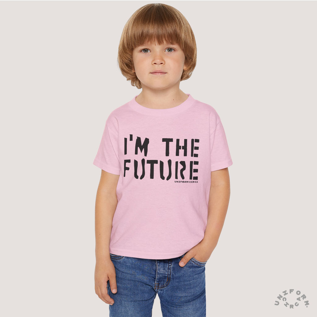 I'M THE FUTURE Design Toddler T-Shirt - Perfect for Playful Days | Black