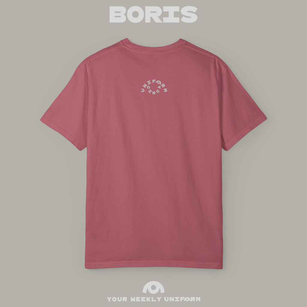 BORIS FRIDAY | CREWNECK T-SHIRT | PRINTED BLACK