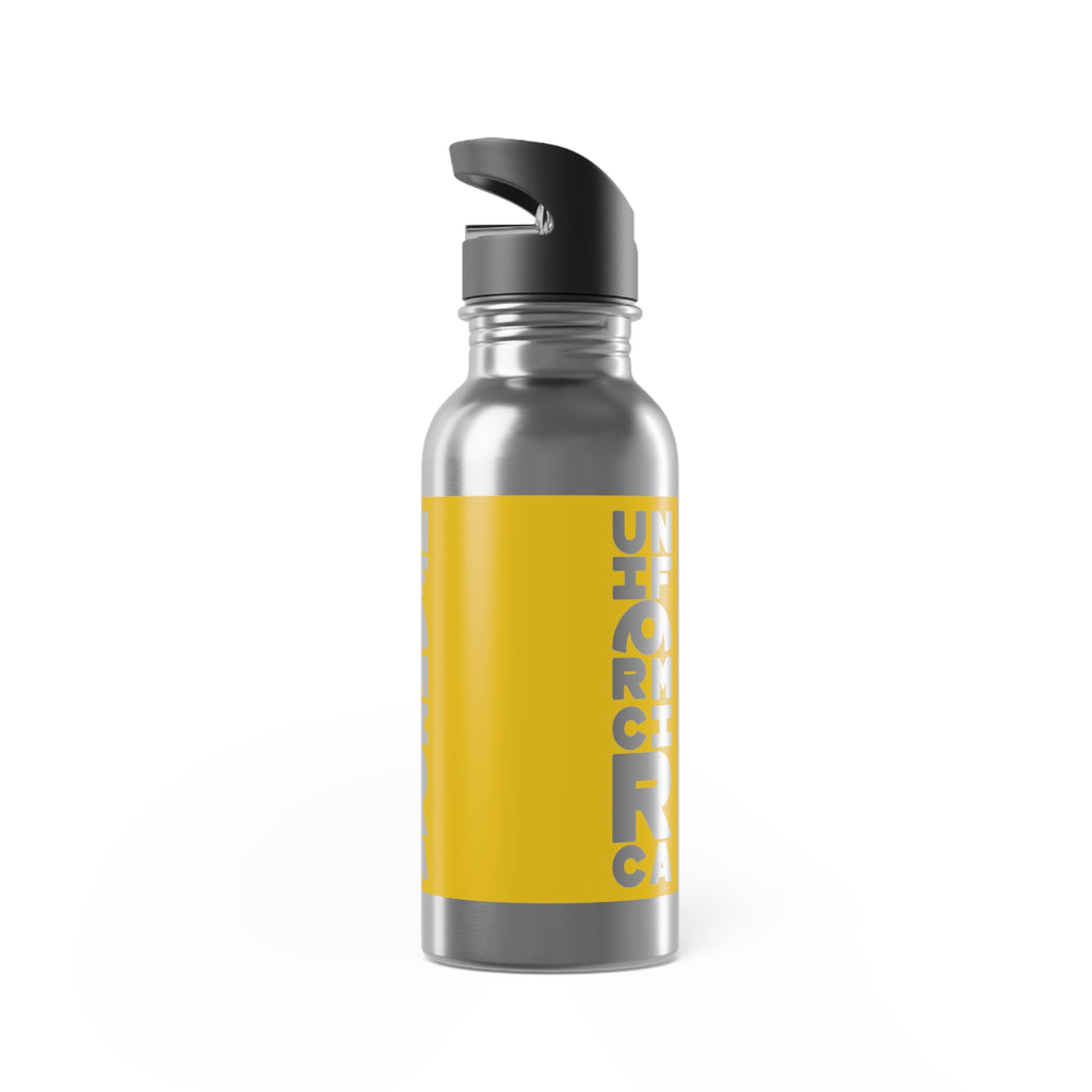 UC FULL STACK | YELLOW | BPA FREE, Eco-Friendly 20oz Stainless Steel Water Bottle with Straw