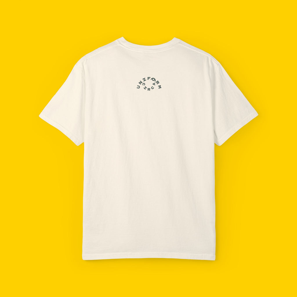 UNIFORM STACKED 1 CREWNECK T-SHIRT | Printed