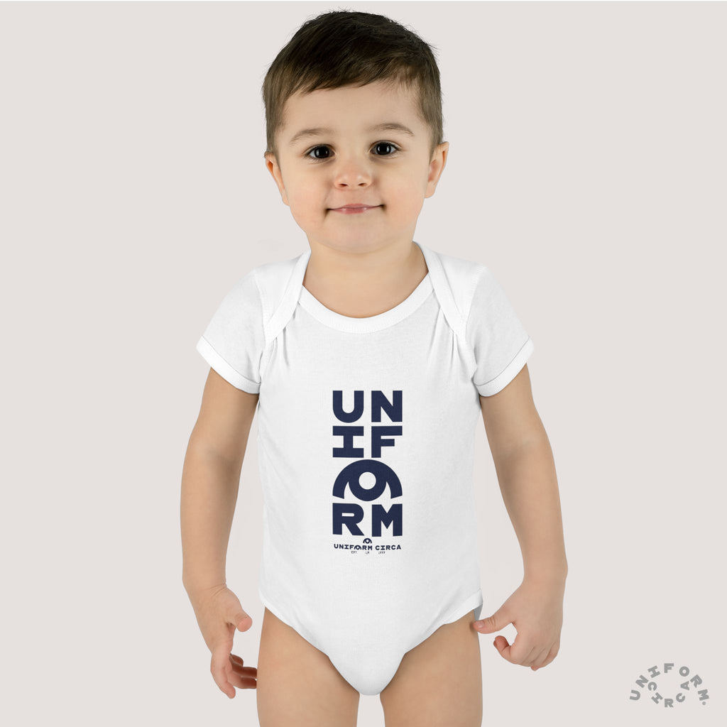 UNIFORM STACK | Infant Baby Rib Bodysuit | Multiple Colors