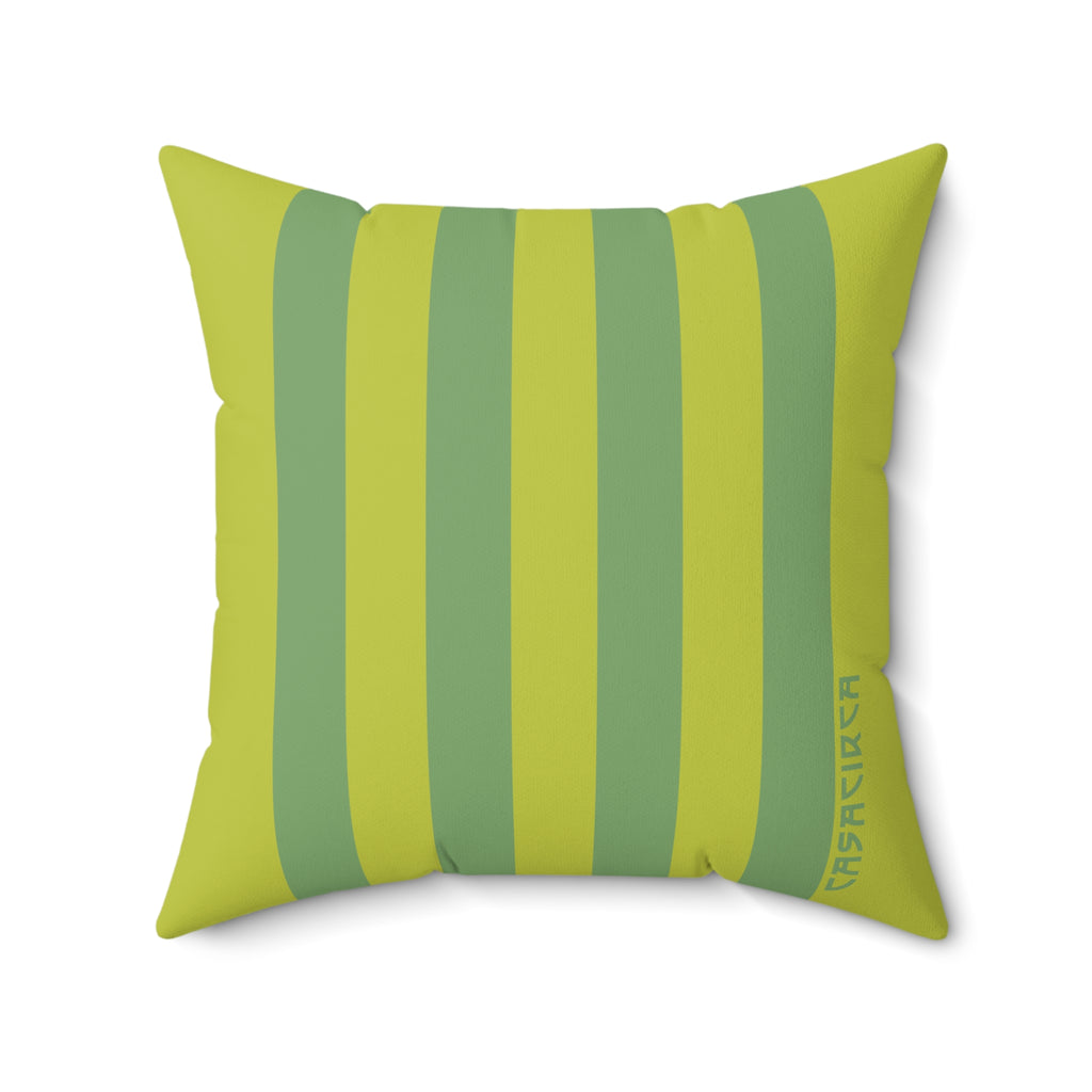 CASACIRCA | RACER PILLOW | WIMBLEDON GREENS 1 | Stylish Faux Suede Pillow - Home Decor, Cozy Living Room, Gift Idea, Nautical Theme, Interior Design Accents