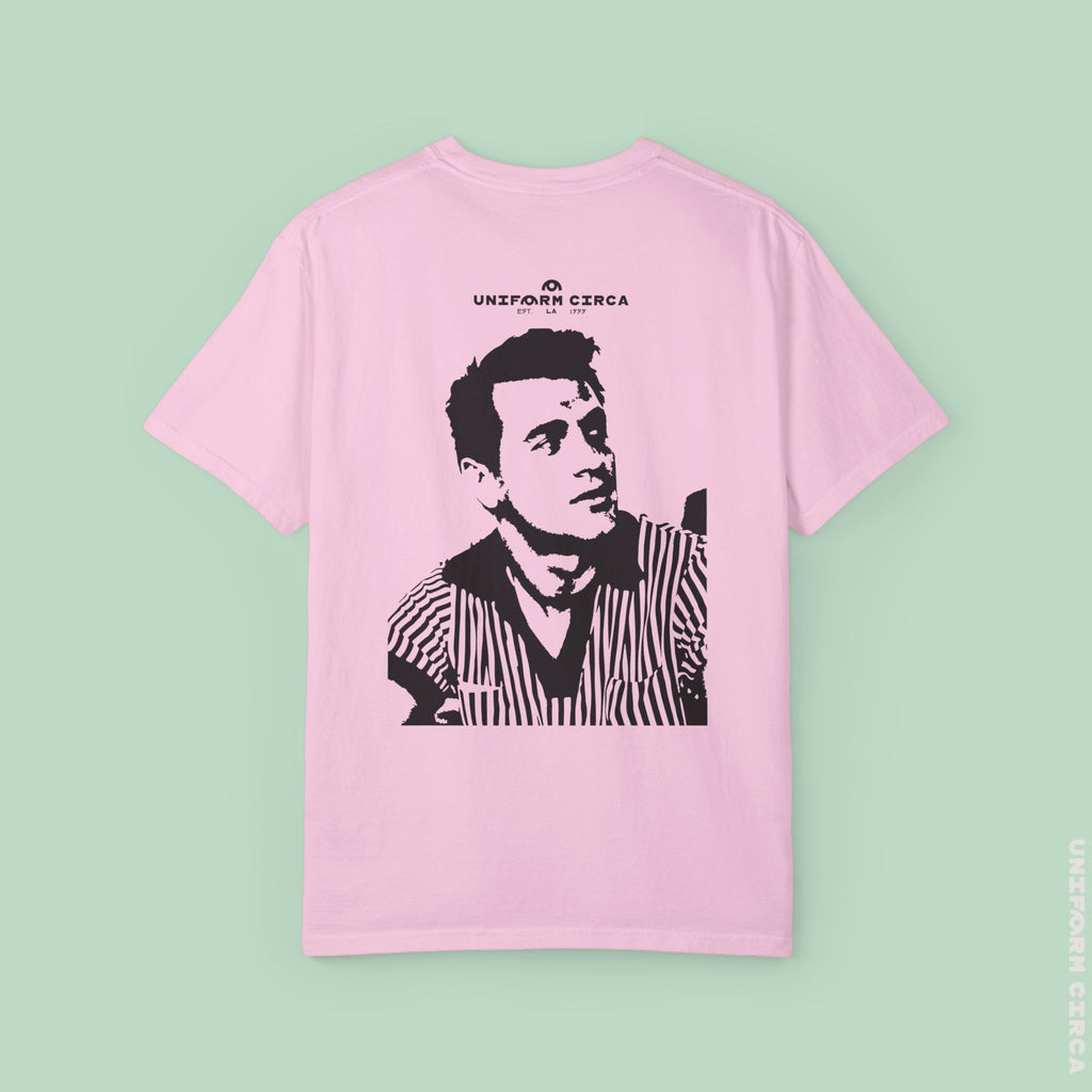ROCK | CREWNECK T-SHIRT | PRINTED | Retro-Inspired Unisex Garment-Dyed T-Shirt with Iconic Design