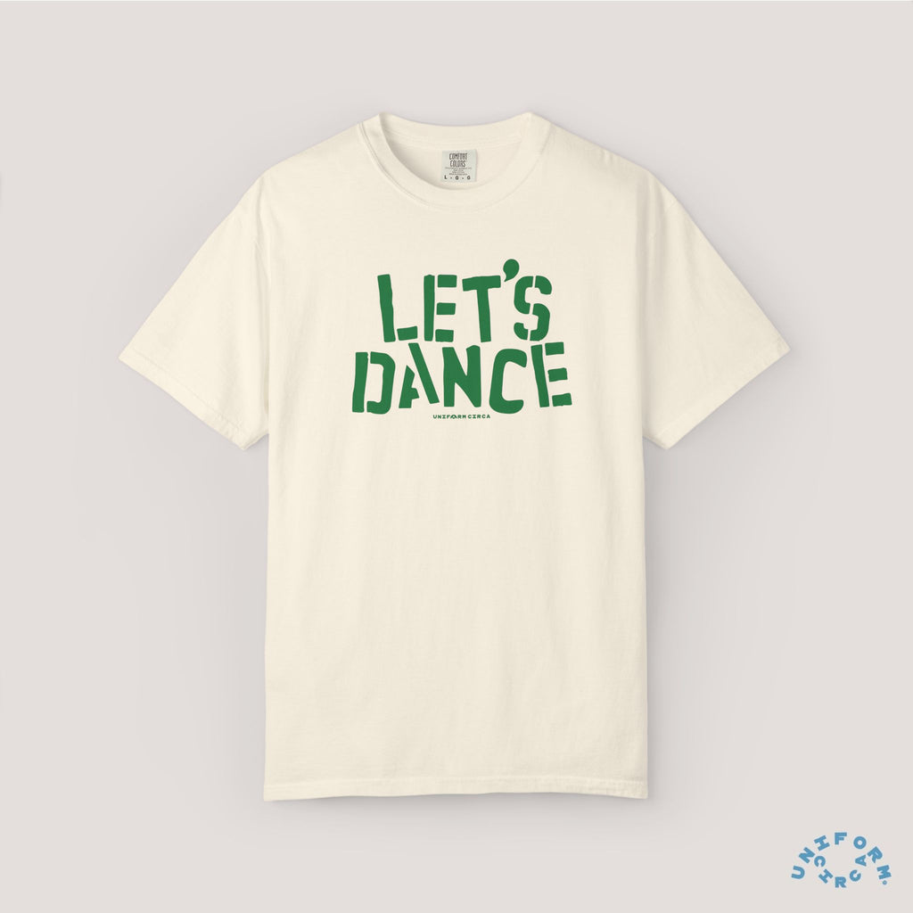 LET'S DANCE REVISITED CREWNECK T-SHIRT | PRINTED GREEN