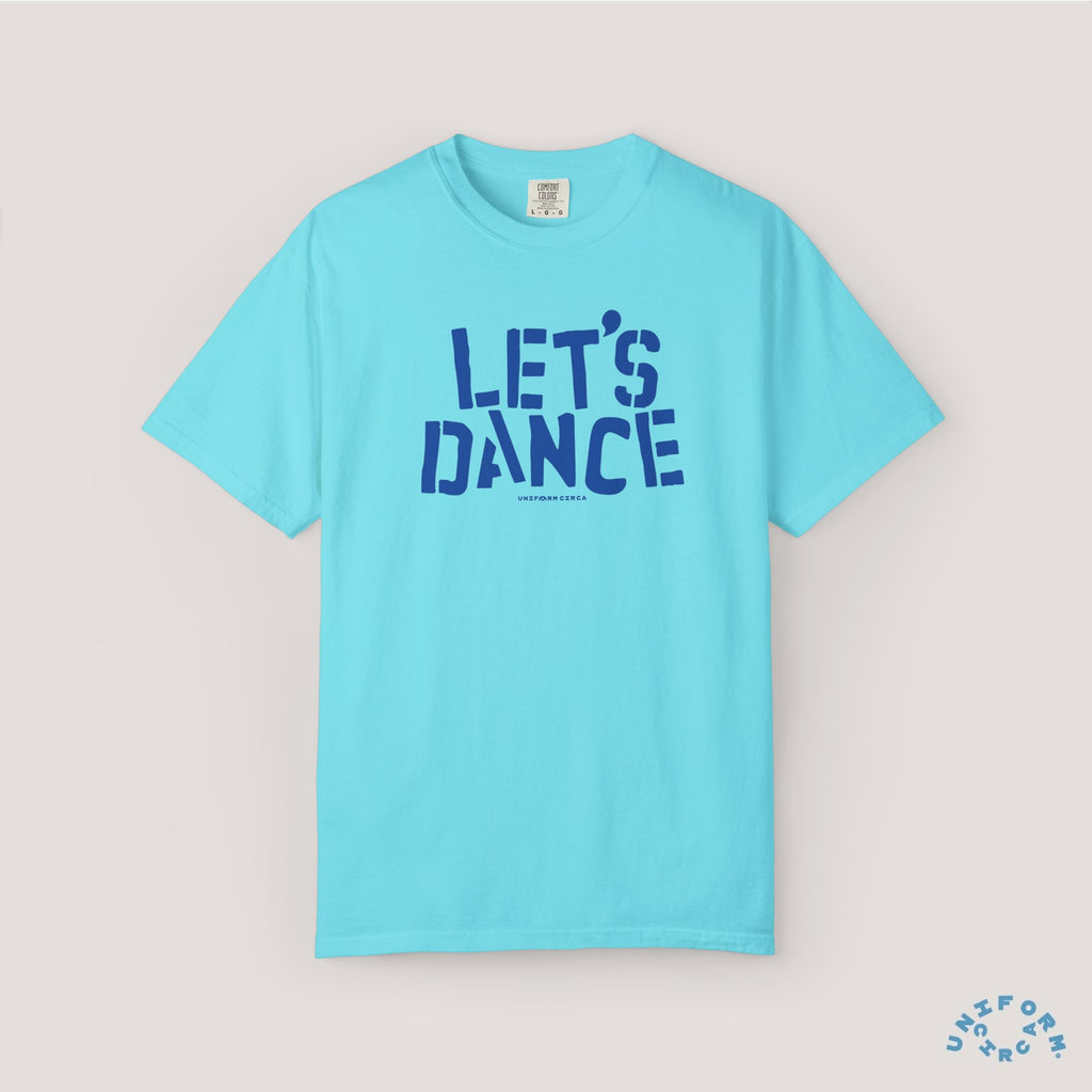 LET'S DANCE REVISITED CREWNECK T-SHIRT | Printed Blue