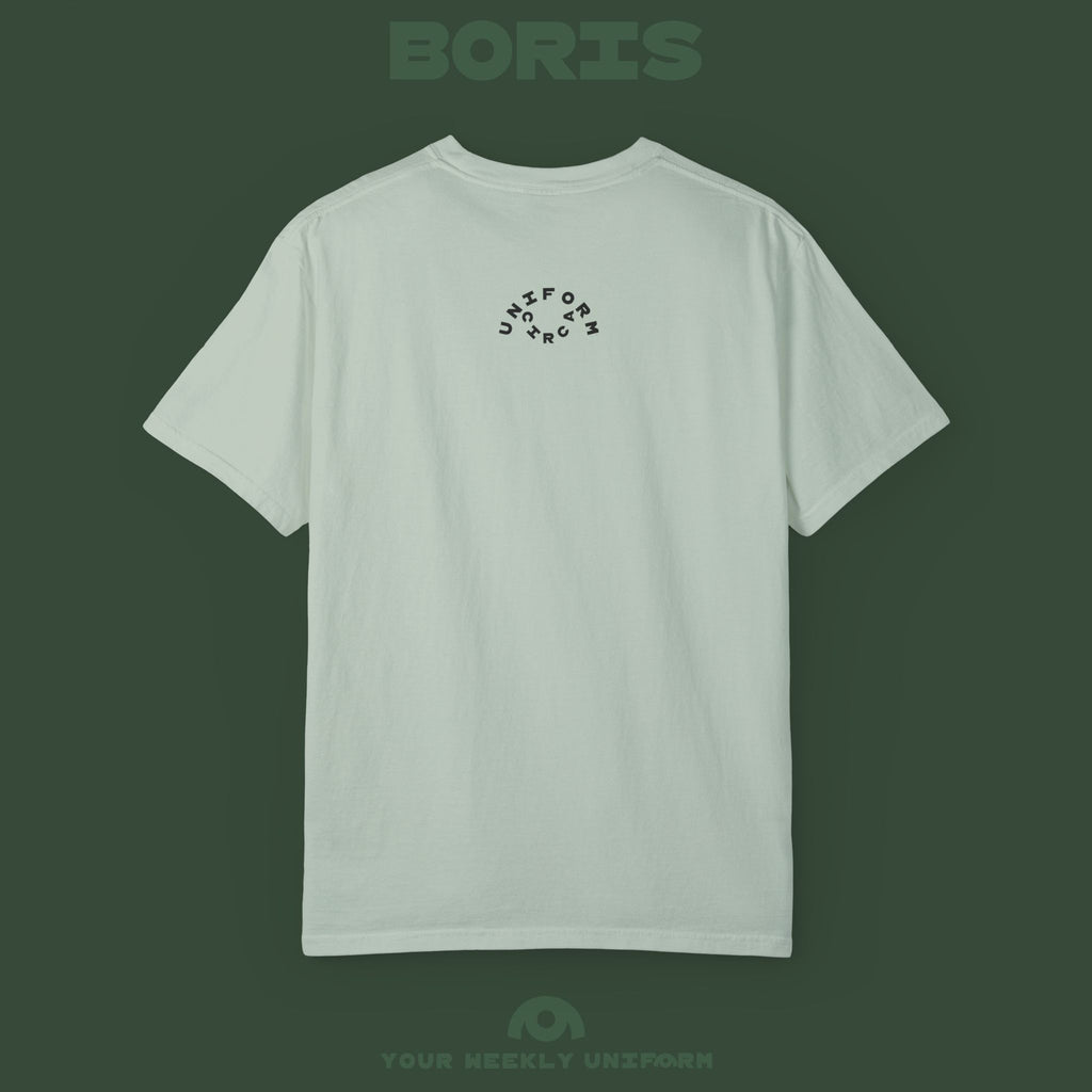 BORIS TUESDAY | CREWNECK T-SHIRT | PRINTED BLACK