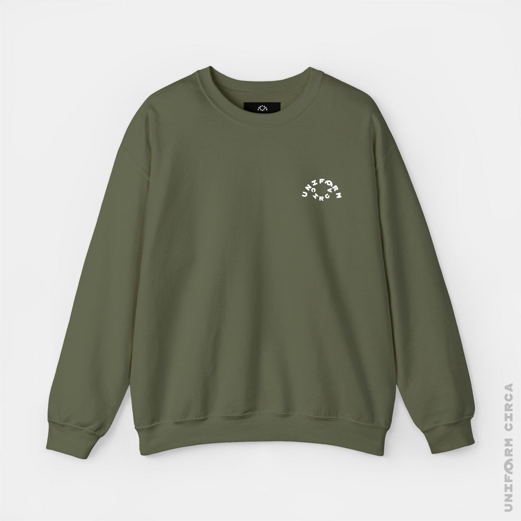 The JASON | OCULUS LOGO | Crewneck Sweatshirt | 100% Cotton | Pearl Embroidery | Designed & Printed in California