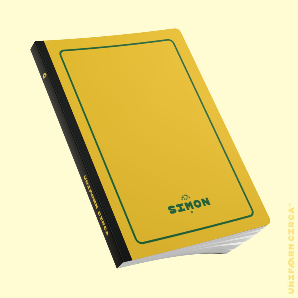 SIMON NOTE & SKETCH JOURNAL | YELLOW/GREEN (SOFT COVER)