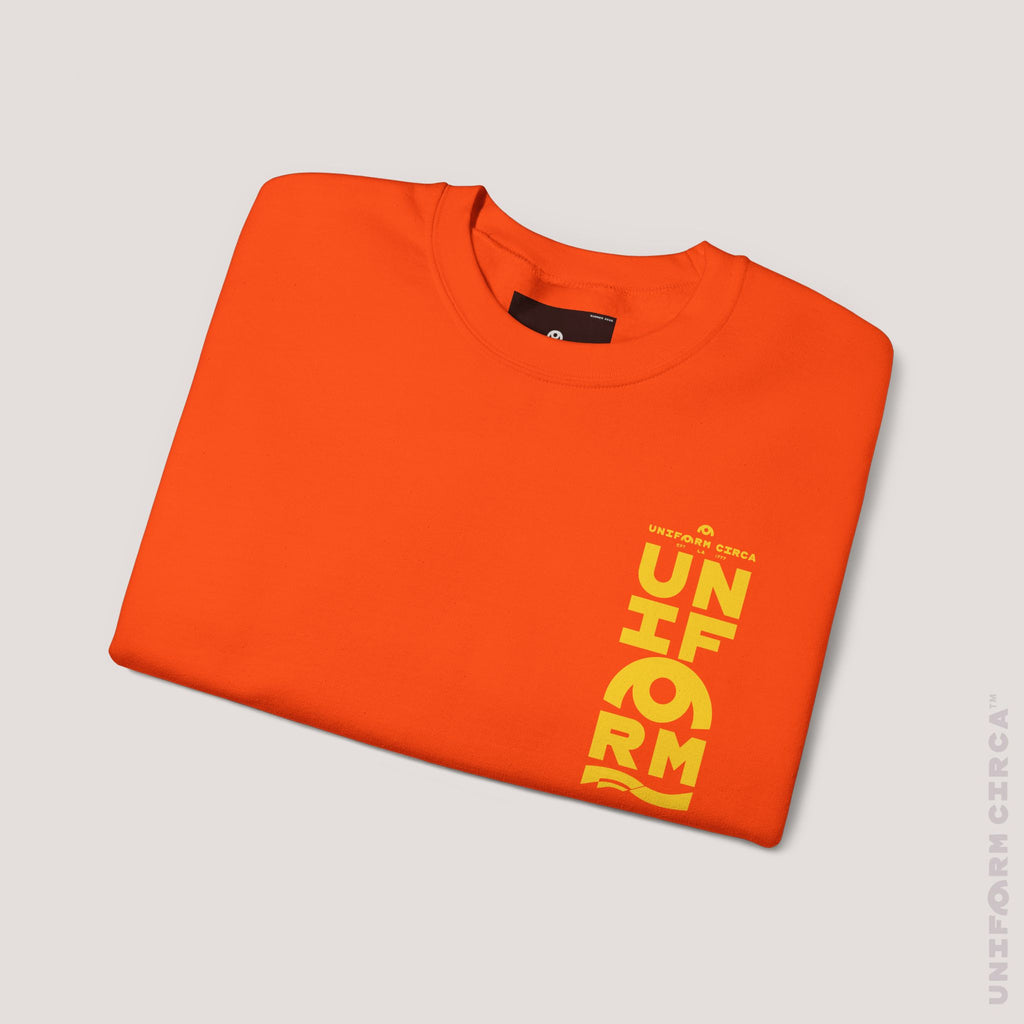 SUNDRIFTER | Crewneck Sweatshirt | Sunburst Yellow & Orange
