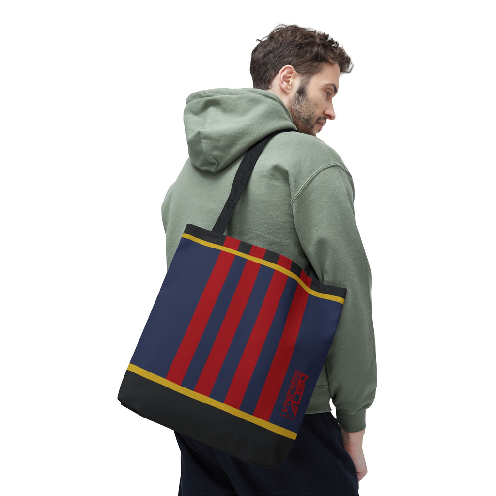 RACER JR. BAG | NAVY/BLACK/RED | Stylish Minimalist Tote Bag, Eco-Friendly Shopping Bag, Chic Carryall, Reusable Tote, Fashionable Beach Bag, Trendy Everyday Essentials