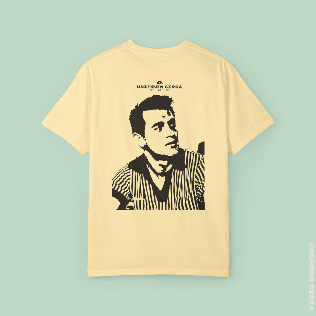 ROCK | CREWNECK T-SHIRT | PRINTED | Retro-Inspired Unisex Garment-Dyed T-Shirt with Iconic Design