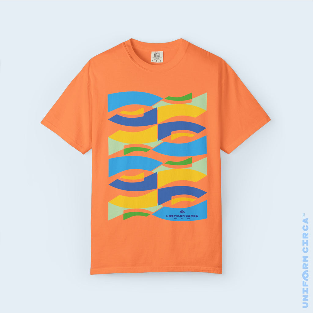 WAVEY 2  | CREWNECK T-SHIRT | Printed Unisex Garment-Dyed Graphic Tee
