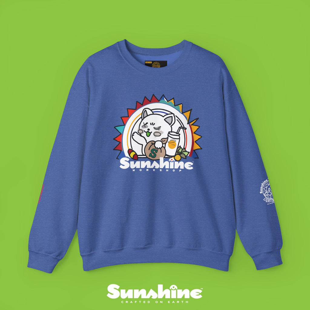 Sunshine | "Top Cat" | Crewneck Sweatshirt | Printed
