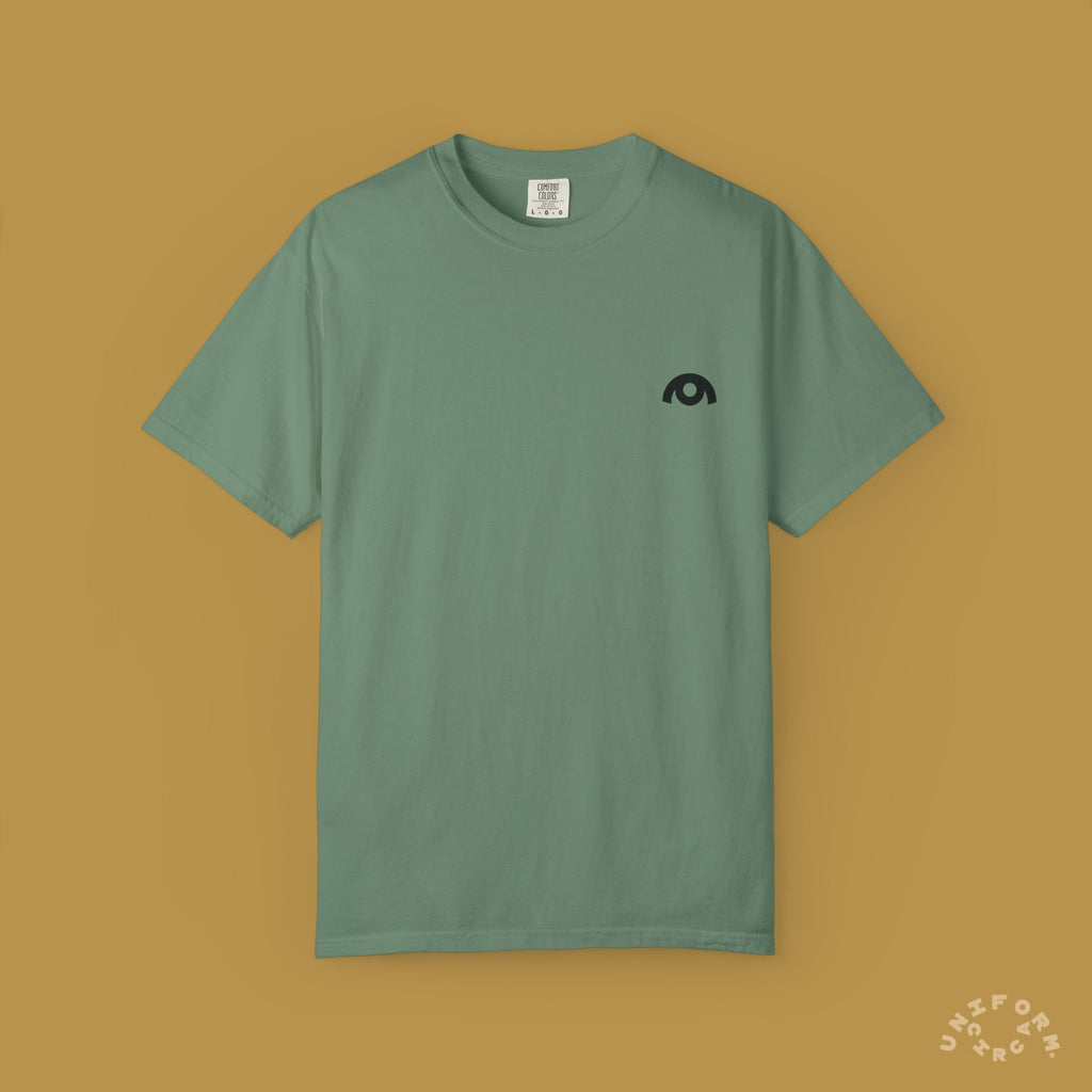 OYSTER LOGO CREWNECK T- SHIRT | Printed Black