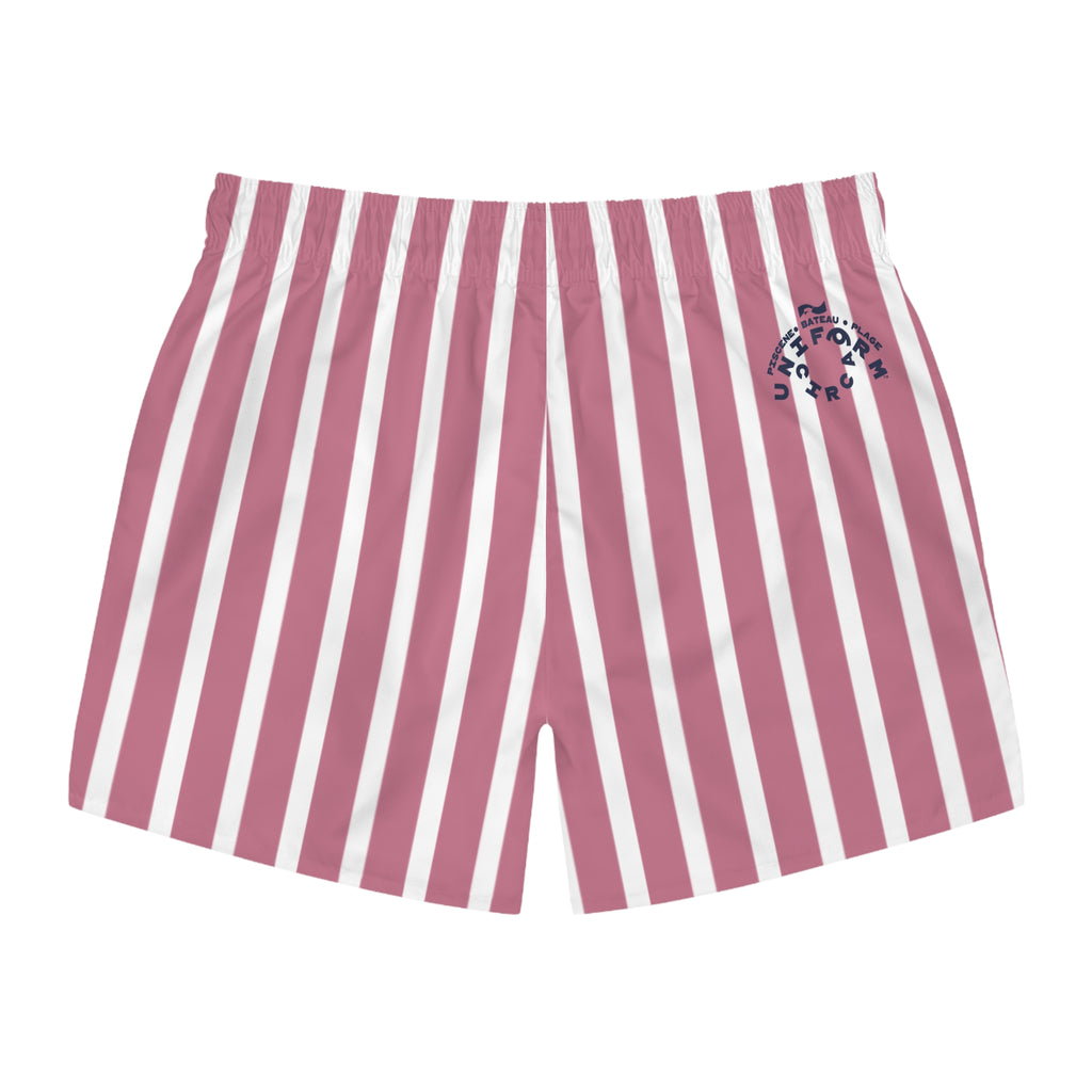 CASITA | SWIM TRUNKS | Striped Iced Grape/White | Printed
