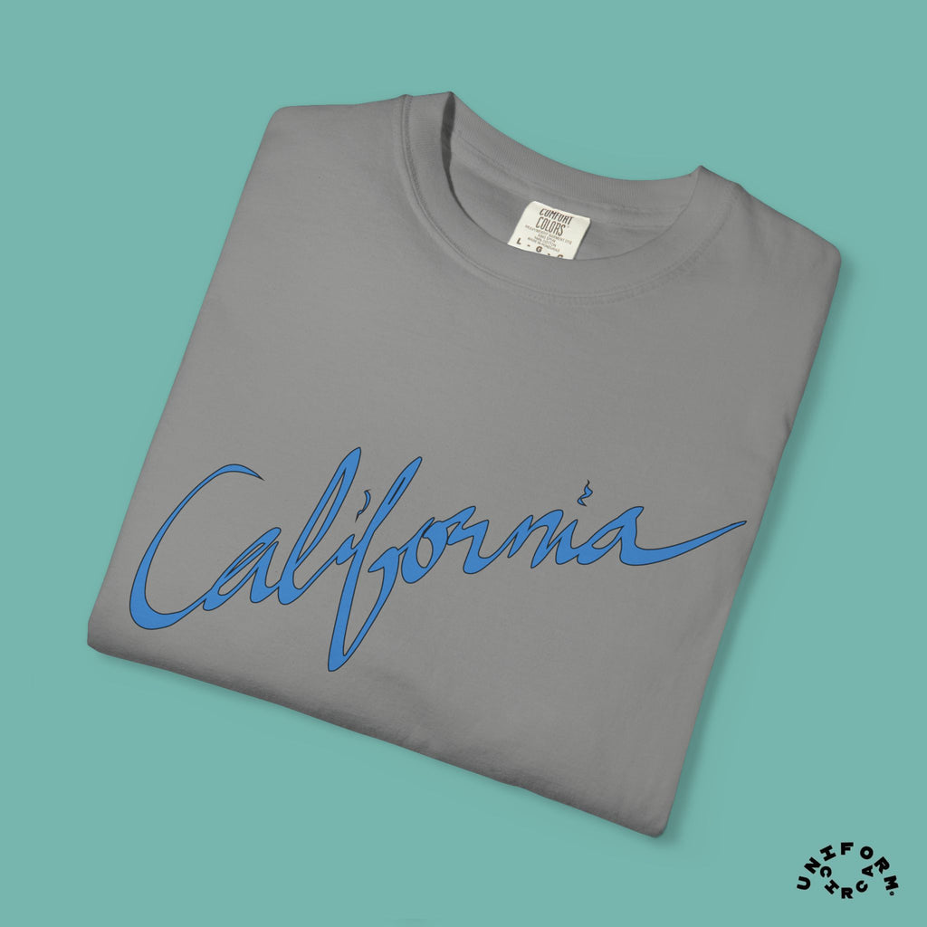 CALIFORNIA BLUEPRINT CREWNECK T-SHIRT | Printed