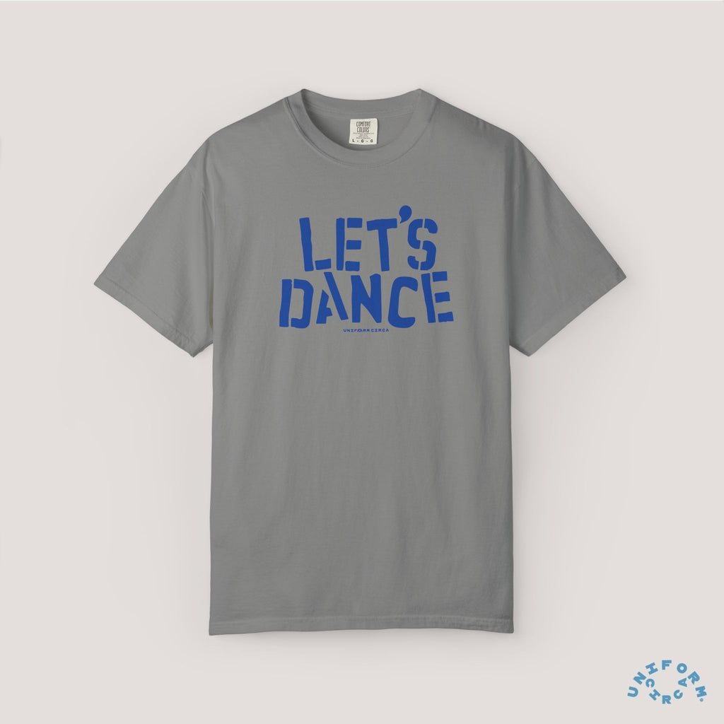 LET'S DANCE REVISITED CREWNECK T-SHIRT | Printed Blue